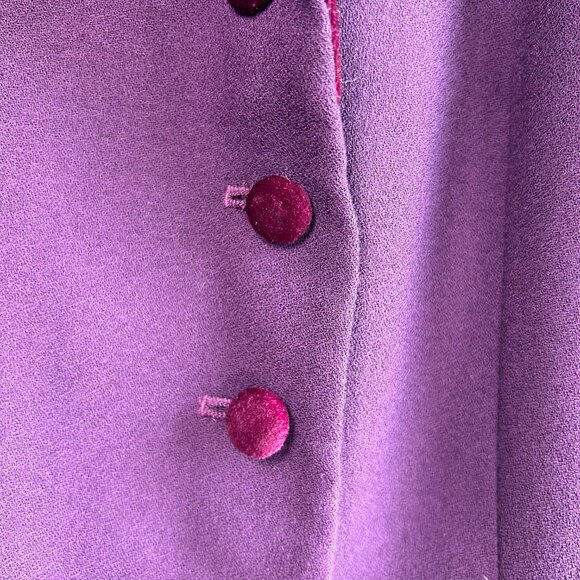 Vintage 90s Atrium Collection Plum Jacket - Picture 6 of 7